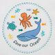 Kit broderie pour débutants Save our Oceans,  thumbnail number 2