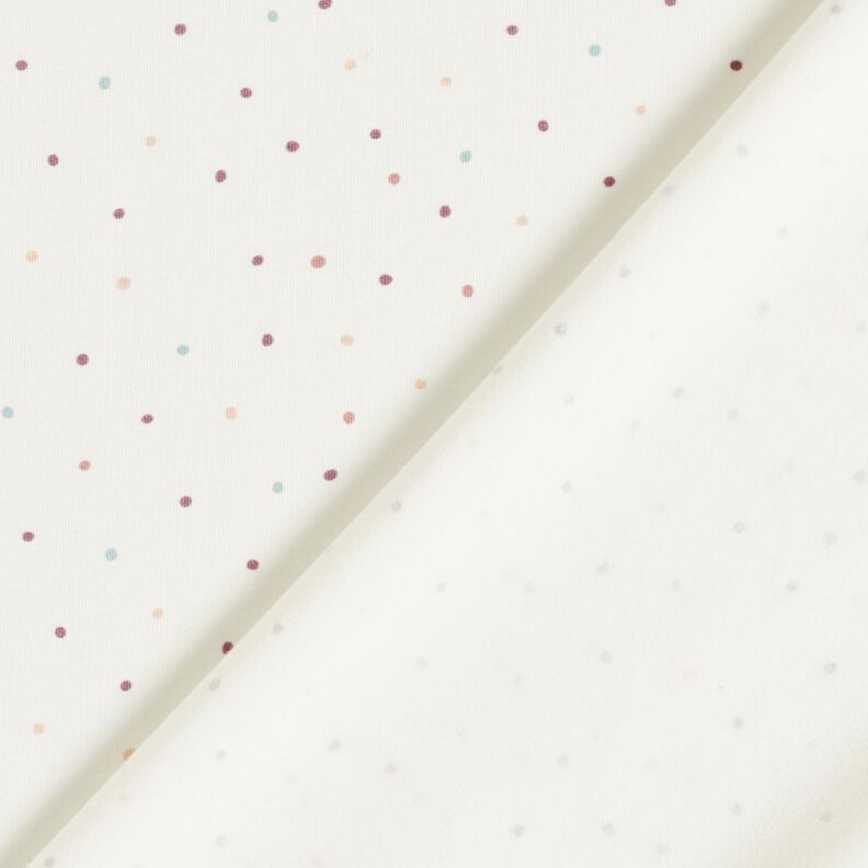 Jersey coton Points multicolores &ndash; &eacute;cru,  image number 4