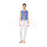 Pantalon / Jean, Burda 6543,  thumbnail number 10