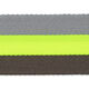 Sangle de sac fluo [ 40 mm ] – jaune fluo/gris,  thumbnail number 1