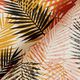 Tissu en coton Cretonne feuilles de palmier – beige clair/noir,  thumbnail number 3