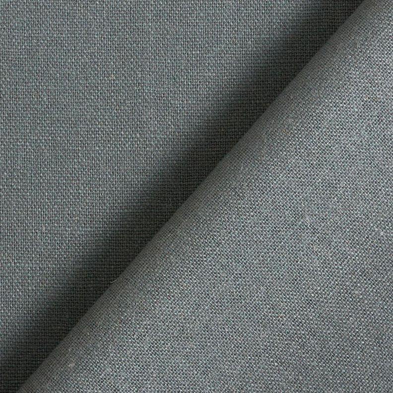 Pur lin lourd Uni – gris, image number 3