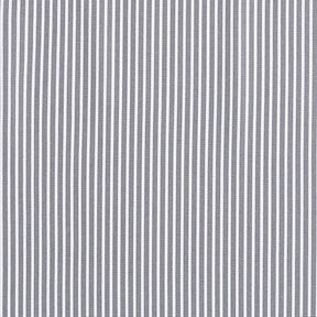 Popeline coton Rayures – gris/blanc, 