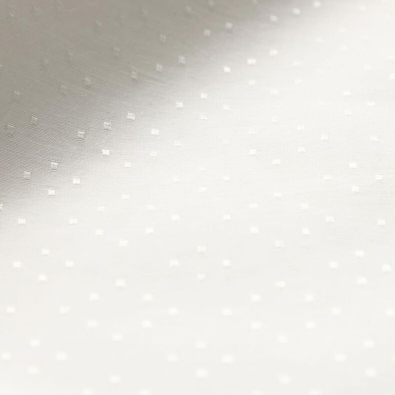 Tissu de satin pour chemisier &agrave; pois &ndash; blanc,  image number 4
