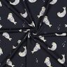 GOTS Jersey coton Phoques Impression numérique | Poppy Fabrics – bleu nuit/anémone,  thumbnail number 3