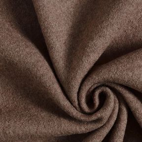 Loden de laine foulé Chiné – marron, 