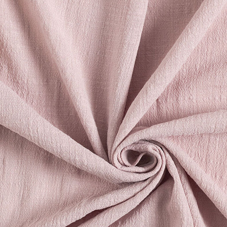 Tissu en coton Aspect lin – vieux rose,  image number 1