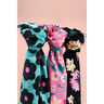 Popeline coton Big Flower | Nerida Hansen – turquoise clair/noir,  thumbnail number 5