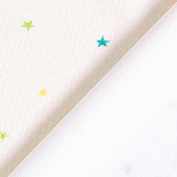 Jersey coton petites étoiles | PETIT CITRON – écru, image number 4