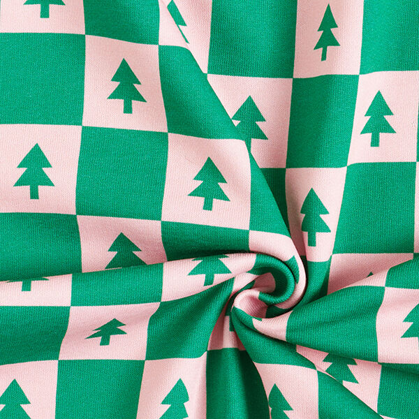 Soft sweat Sapins de Noël – vert genévrier/rose clair, image number 3
