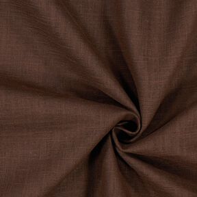 Tissu de lin en ramie mélangée medium – marron foncé, 