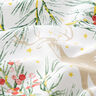 Tissu de décoration Canvas Rennes et branches – blanc,  thumbnail number 2