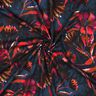 Jersey coton fleurs expressives Impression numérique – bleu nuit/raisin,  thumbnail number 3