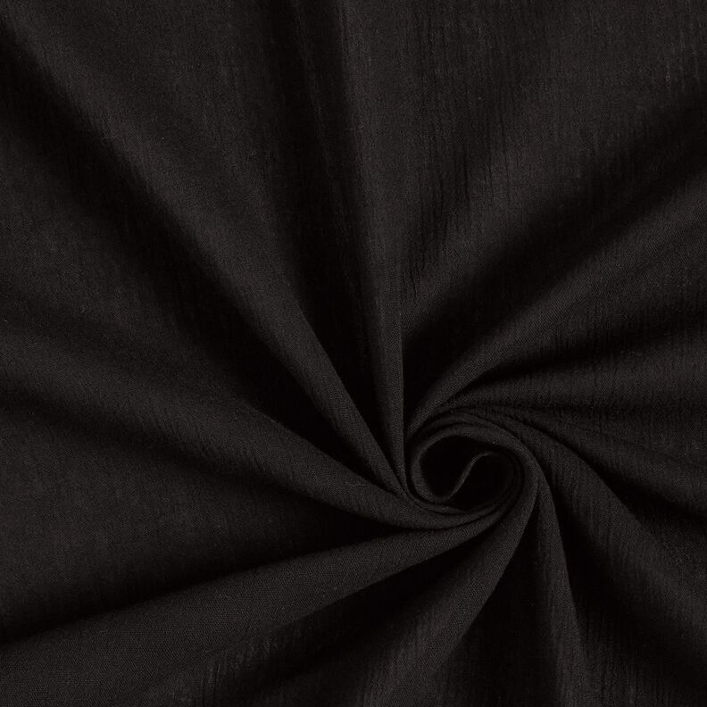 Tissu crêpe Coton – noir,  image number 1