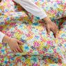 Tissu en coton Popeline Fleurs colorées – lavande/bleu,  thumbnail number 6