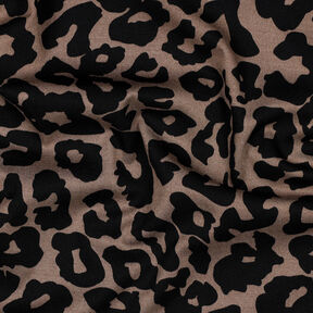 Viscose Stretch Léopard | Poppy Fabrics – marron, 