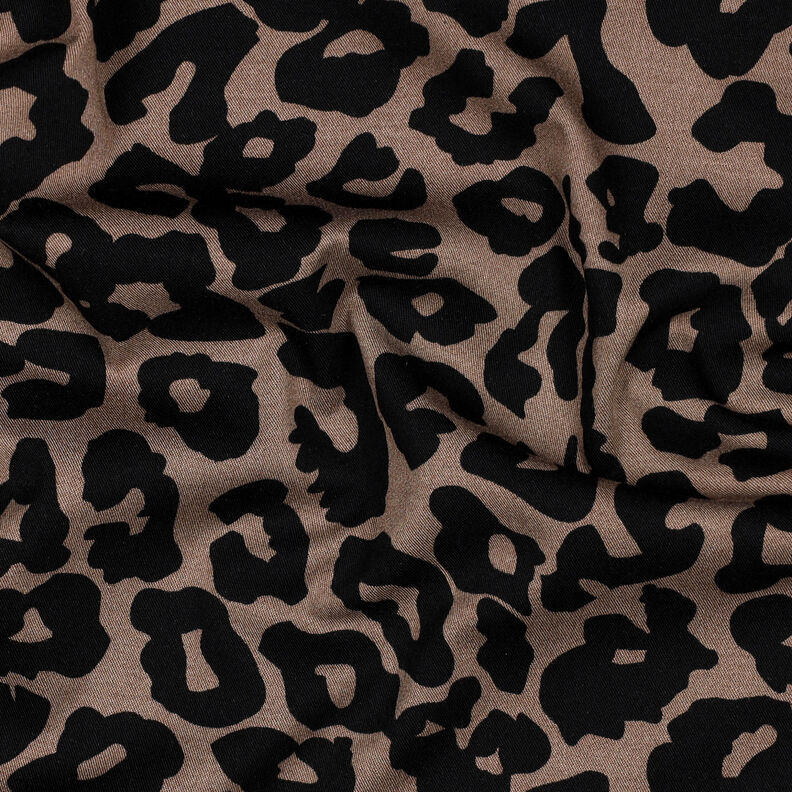 Viscose Stretch Léopard | Poppy Fabrics – marron, image number 2