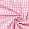 Tissu en coton Vichy à carreaux 0,5 cm – rose/blanc,  thumbnail number 2