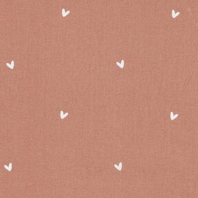 Popeline coton jolis tendres – cuivre, 