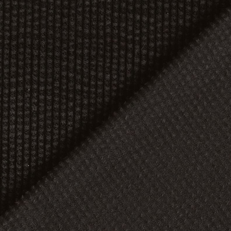 Velours côtelé large Bubble Uni – noir,  image number 3