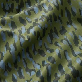 Tissu d’extérieur Canvas Gros pois – pin/bleu, 