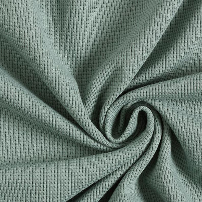 Mini Jersey de coton gaufré uni – roseau,  image number 1