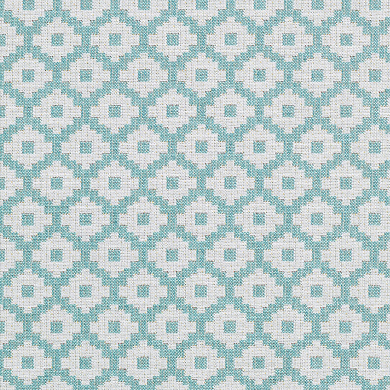 Tissu d'extérieur jacquard Losanges – menthe,  image number 1