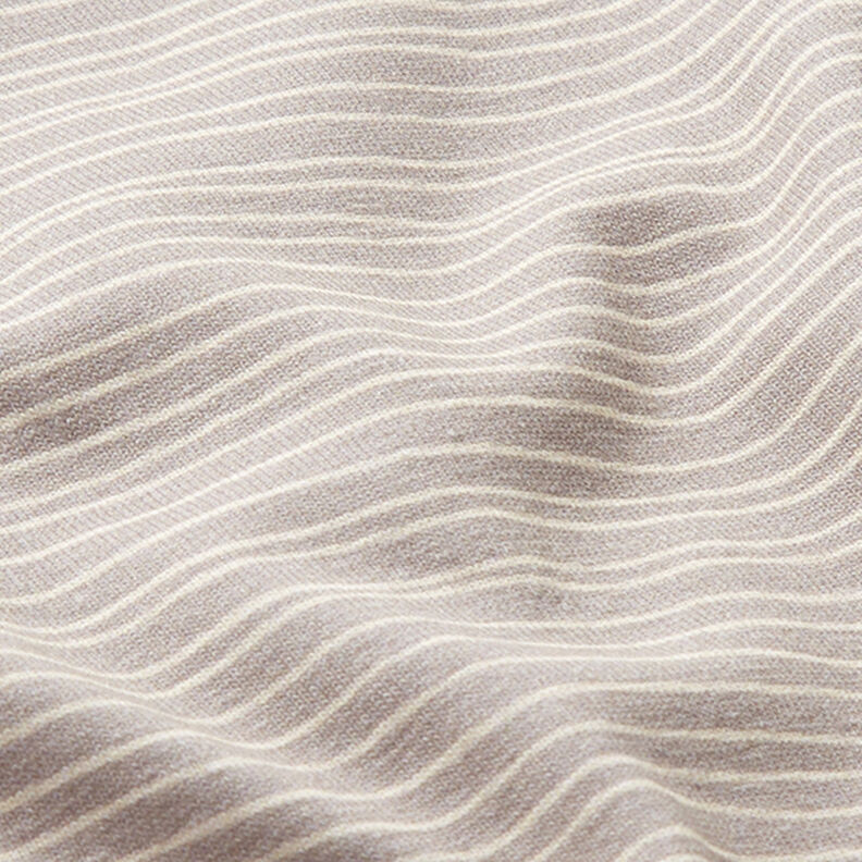 Jersey de coton fines rayures – gris clair,  image number 2