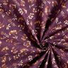 Tissu en coton Cretonne Fleurs délicates – raisin,  thumbnail number 3