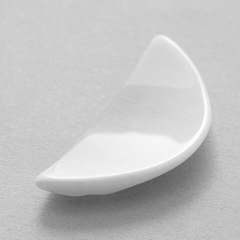 Bouton à queue avec chaîne [ 55 mm ] – blanc,  image number 1
