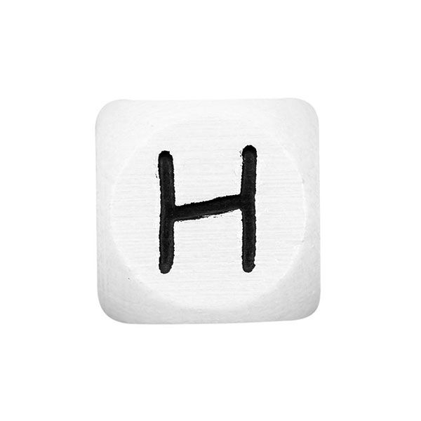 Lettres alphabet en bois H – blanc | Rico Design,  image number 1