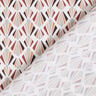 Tissu en coton Cretonne Losanges – blanc/terre cuite,  thumbnail number 4