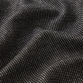 Chiffon en laine à mini carreaux – noir/blanc, 