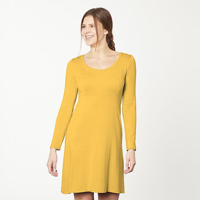 GOTS Jersey coton | Tula – jaune,  image number 5