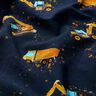 Jersey coton Véhicules de chantier | Glitzerpüppi – bleu marine,  thumbnail number 1