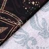 Jersey cotonTissu bordure Mandala avec taches d'or | Glitzerpüppi – marron noir/or,  thumbnail number 4