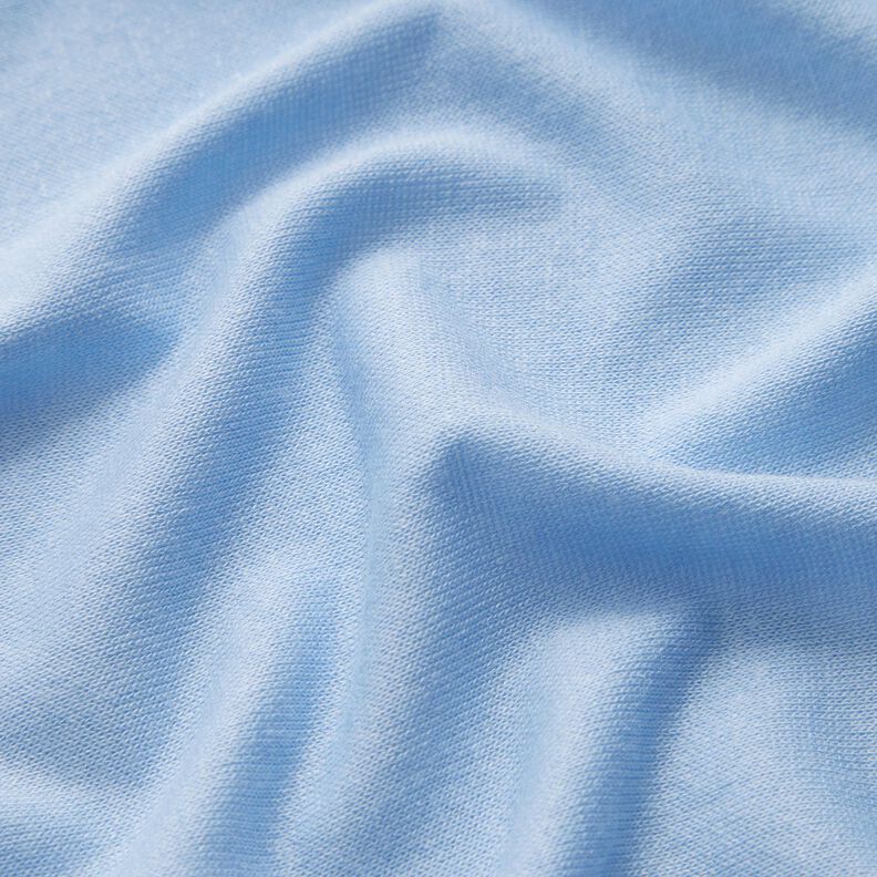 Jersey d’été léger en viscose – bleu clair,  image number 2