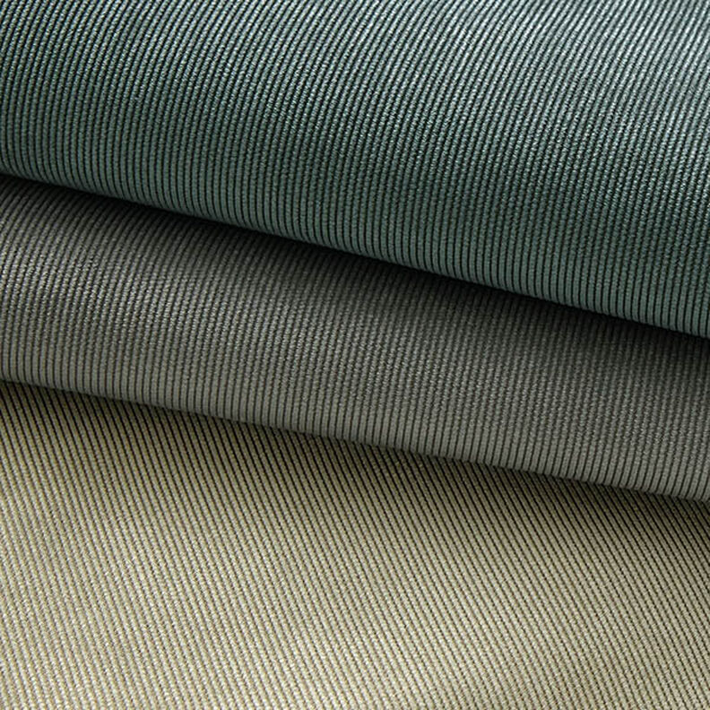 Tissu de revêtement Velours milleraies – anthracite | Reste 60cm,  image number 4