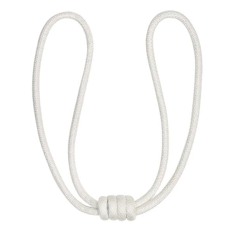 Embrasse avec nœud roulé [65cm] – blanc | Gerster,  image number 1