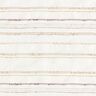 Tissu pour chemisier à rayures irrégulières – blanc,  thumbnail number 1
