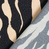 Tissu viscose Motif zébré abstrait – noir/beige clair,  thumbnail number 4