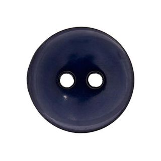 Bouton de chemisier Uni - bleu marine, 