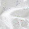 Tissu double gaze de coton Papillons Imprimé feuille – blanc,  thumbnail number 3