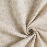 Tissu double gaze de coton Mélange lin Fleurs – amande,  thumbnail number 3