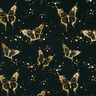Jersey coton Papillons dorés | Glitzerpüppi – noir,  thumbnail number 1