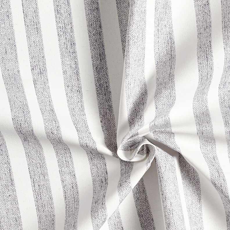 Coton enduit Rayures – gris,  image number 3