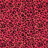 French Terry Sweat d’été Lion et fleurs – rose vif/orange,  thumbnail number 1