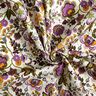Popeline coton Fleurs cachemire – ivoire/lilas rouge,  thumbnail number 3