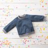 French Terry léger uni – bleu jean,  thumbnail number 7