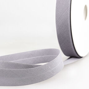 Biais Polycotton [20 mm] – gris clair, 